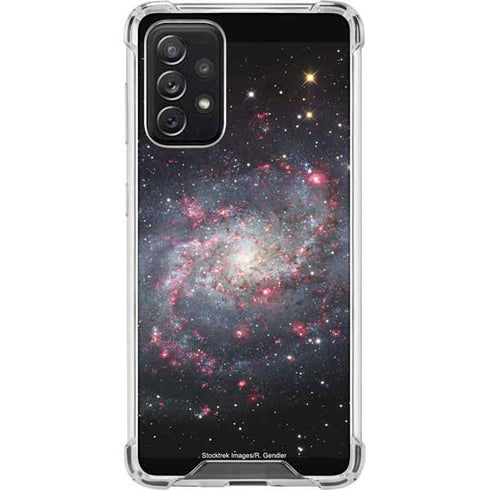 The Triangulum Galaxy Galaxy A72 5G Clear Case